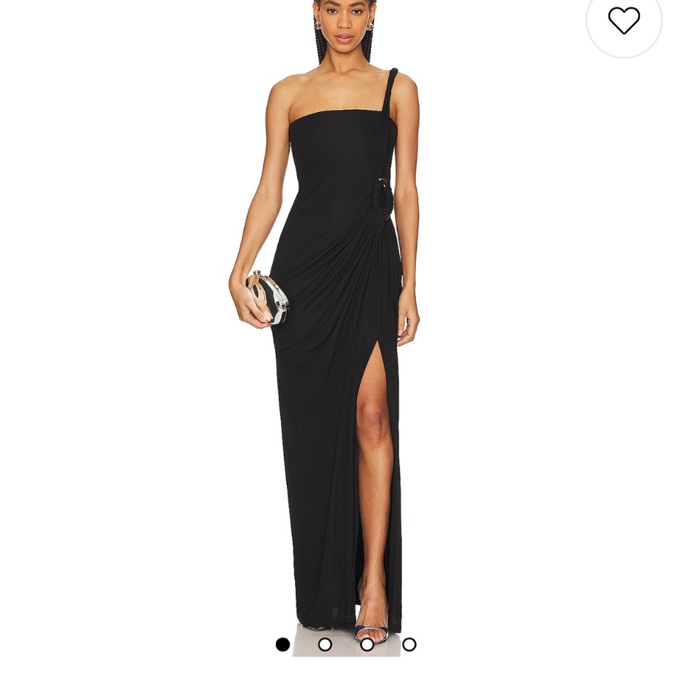 SIMKHAI Sone Twisted One Shoulder Gown